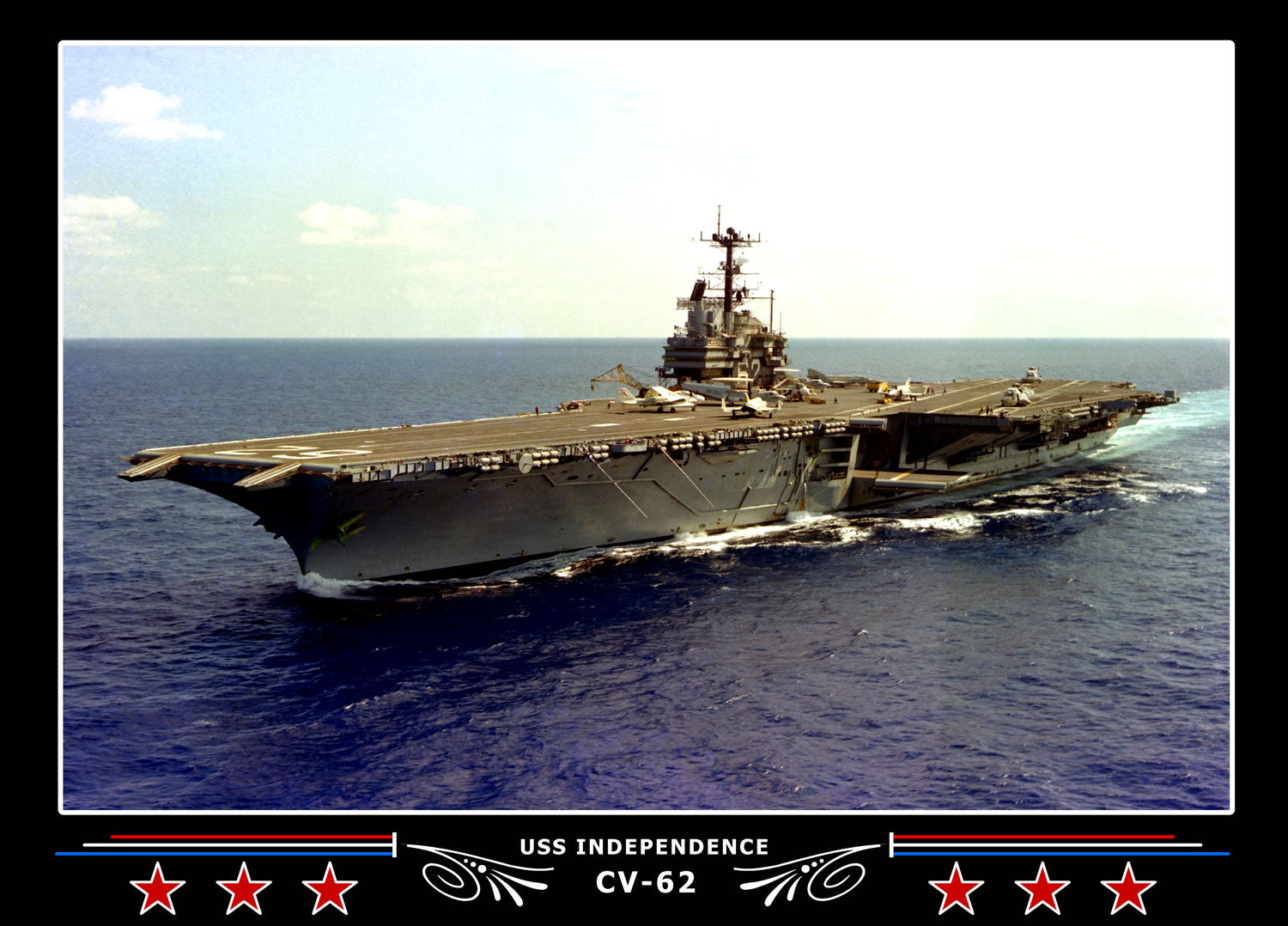 Uss Independence Cv-62 Canvas Photo Print – Navy Emporium