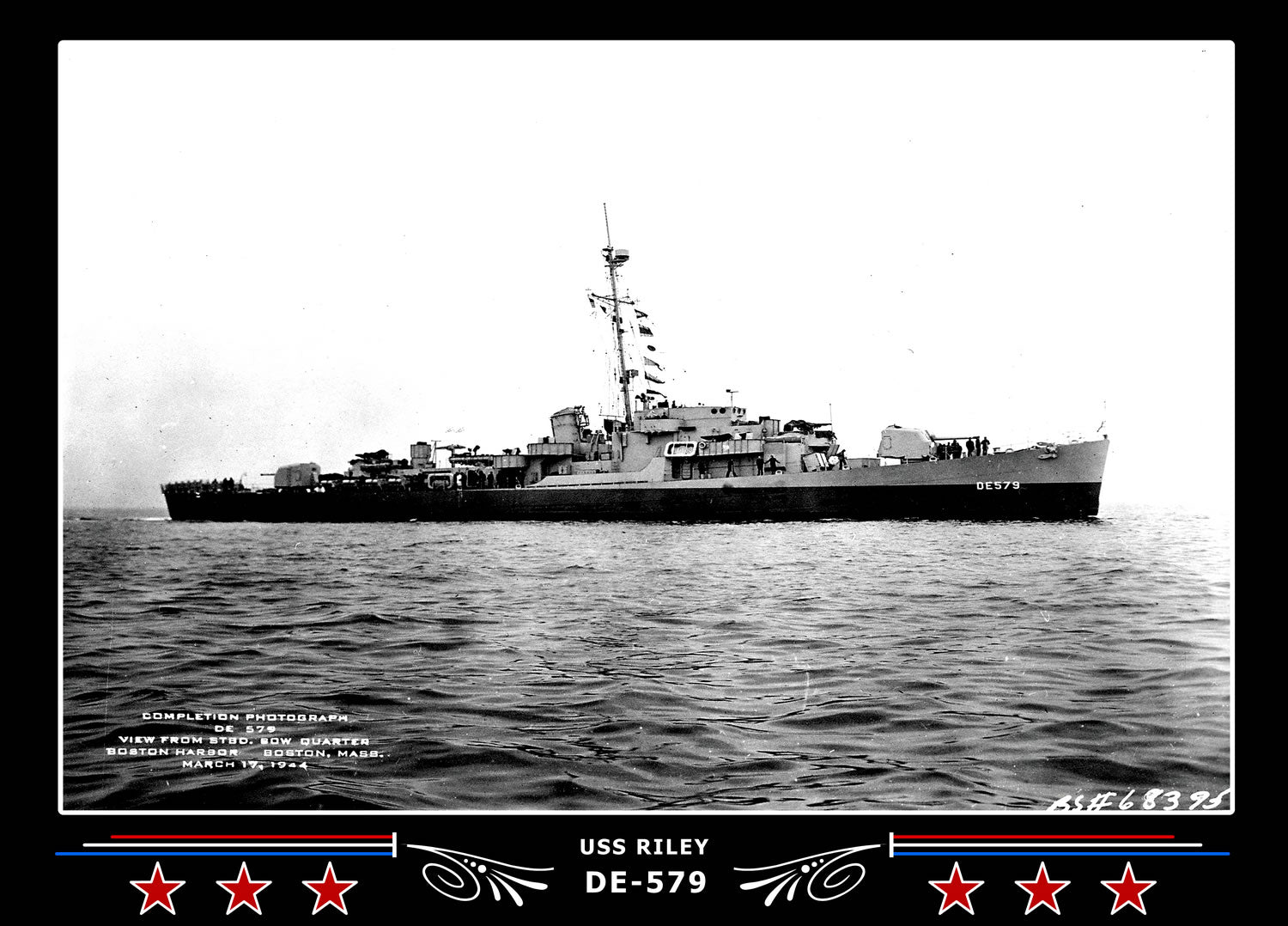 USS Riley DE-579 Canvas Photo Print – Navy Emporium