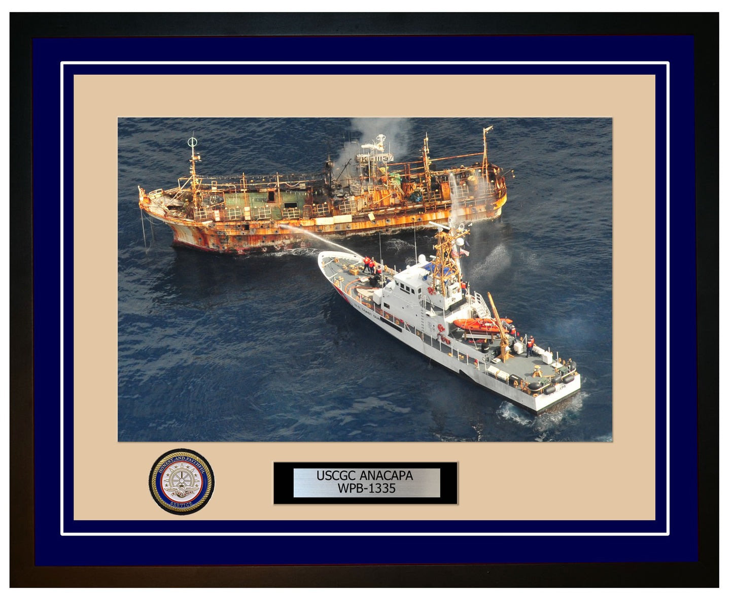 USCGC ANACAPA WPB 1335 Framed Coast Guard Ship Photo Blue 10WPB1335