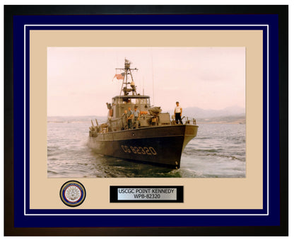 USCGC POINT KENNEDY WPB 82320 Framed Coast Guard Ship Photo Blue 123WPB82320