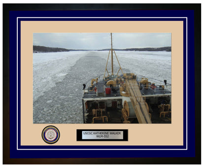 USCGC KATHERINE WALKER WLM 552 Framed Coast Guard Ship Photo Blue 45WLM552