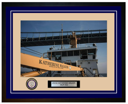 USCGC KATHERINE WALKER WLM 552 Framed Coast Guard Ship Photo Blue 46WLM552