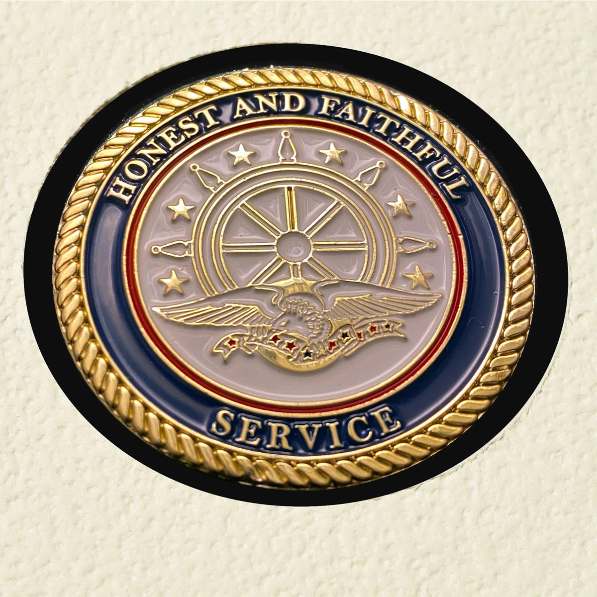 Coast Guard Detailed Custom Coin