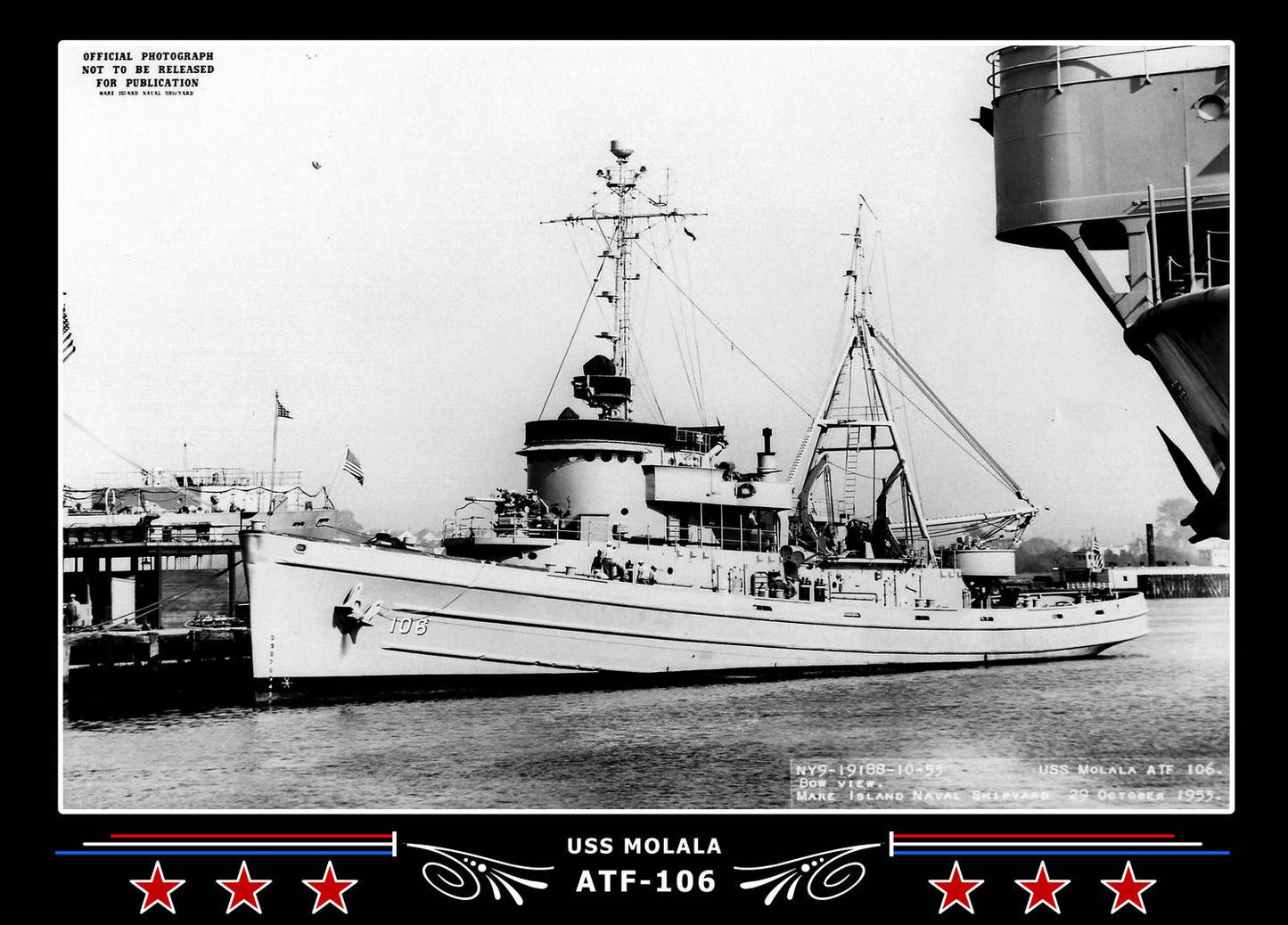 USS Molala ATF-106 Canvas Photo Print