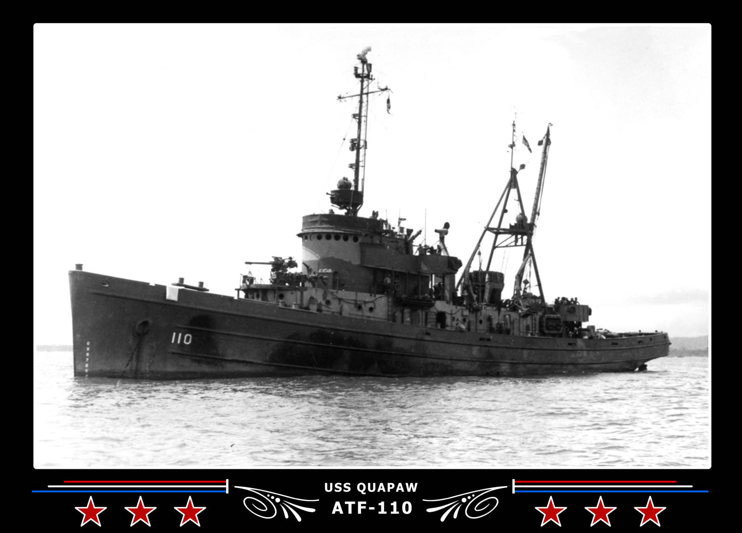 USS Quapaw ATF-110 Canvas Photo Print