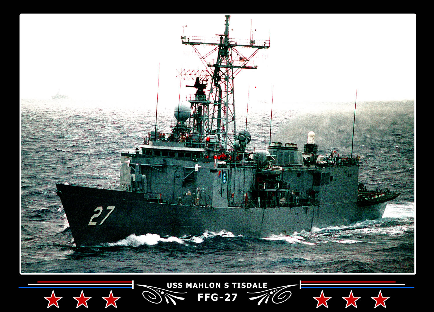 USS Mahlon S Tisdale FFG-27 Canvas Photo Print – Navy Emporium