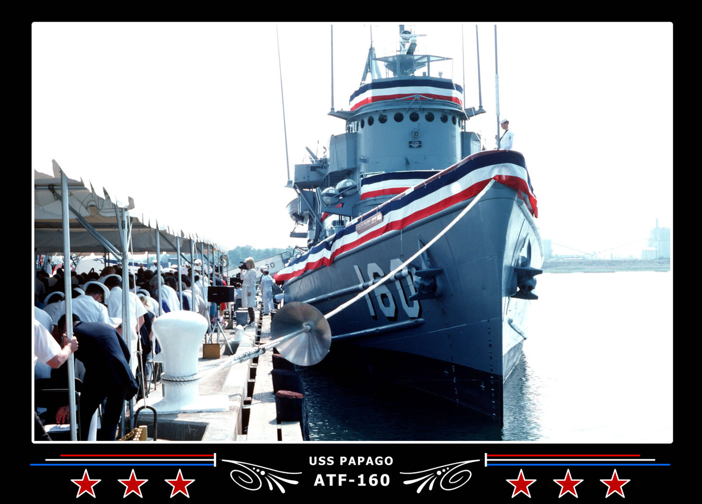 USS Papago ATF-160 Canvas Photo Print