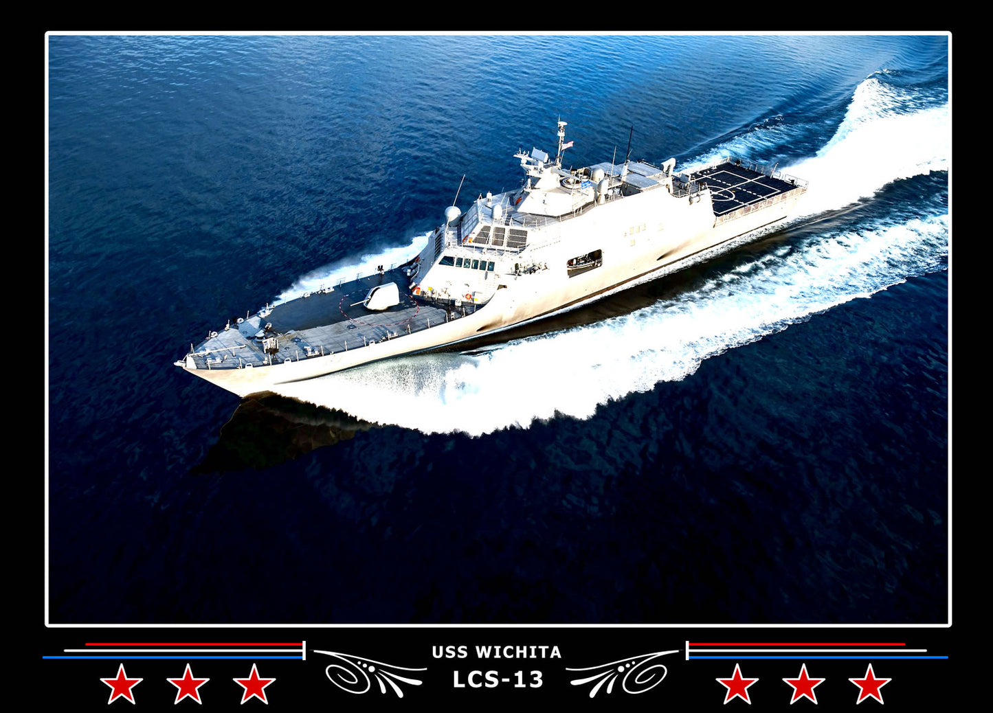 USS Wichita LCS13 Canvas Photo Print