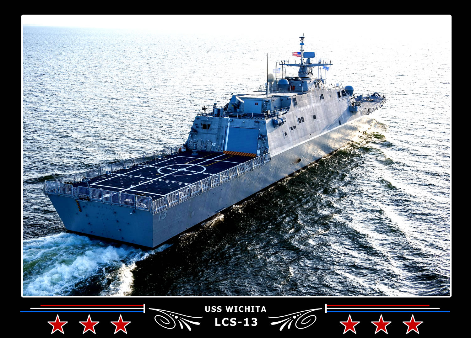 USS Wichita LCS13 Canvas Photo Print