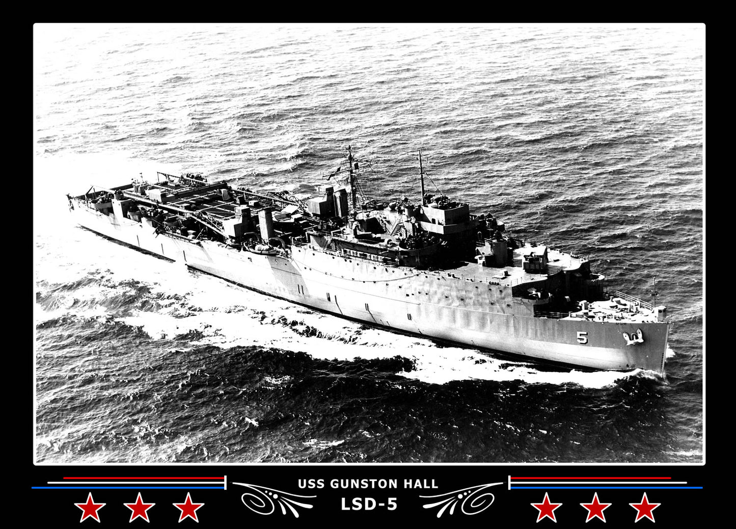 USS Gunston Hall LSD5 Canvas Photo Print