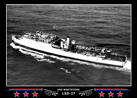 USS Whetstone LSD27 Canvas Photo Print