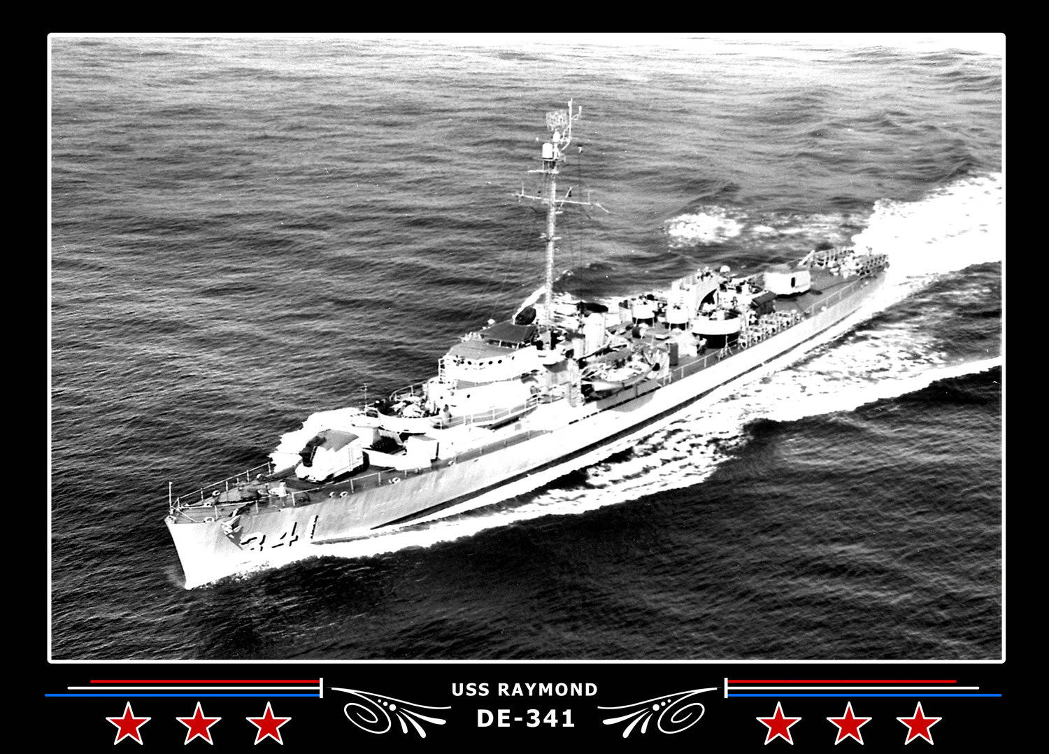 USS Raymond DE-341 Canvas Photo Print – Navy Emporium