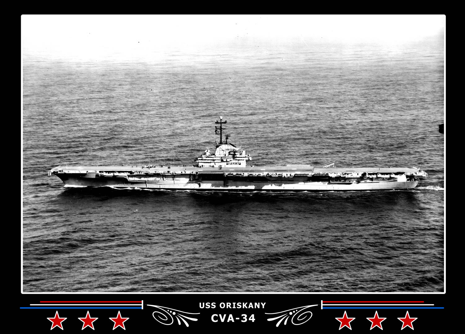 USS Oriskany CVA-34 Canvas Photo Print