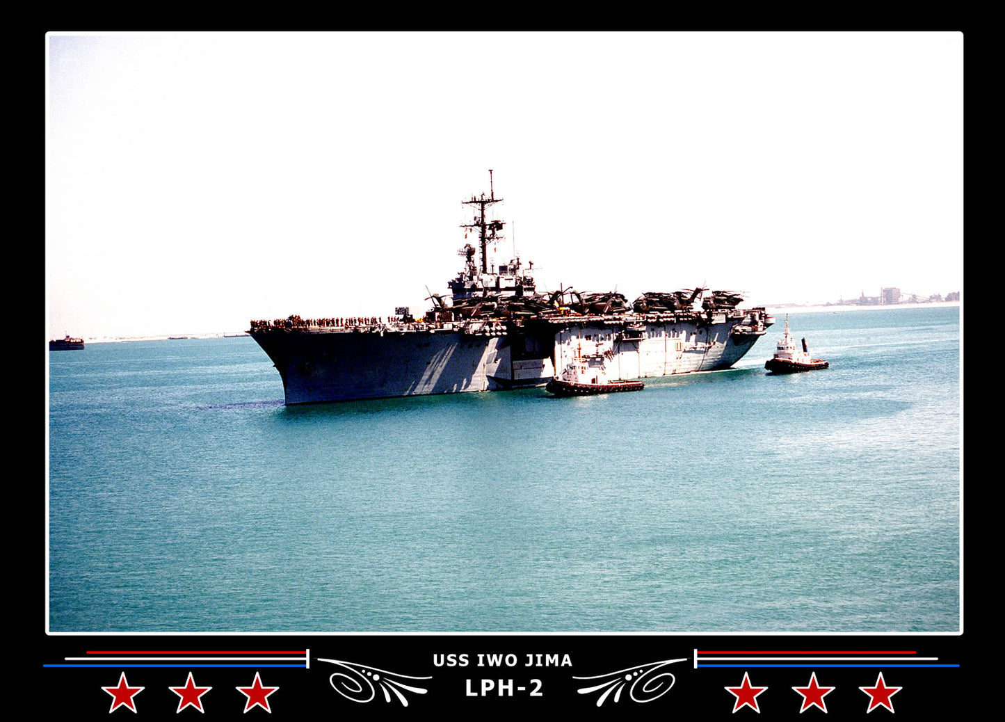 USS Iwo Jima LPH2 Canvas Photo Print