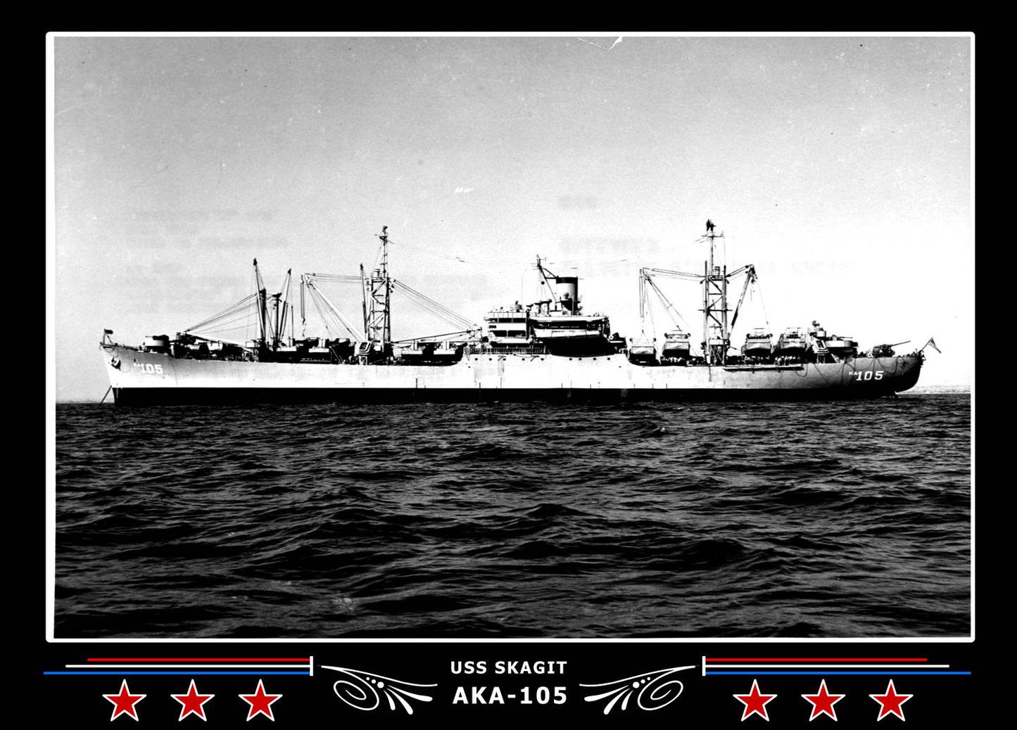 USS Skagit AKA105 Canvas Photo Print