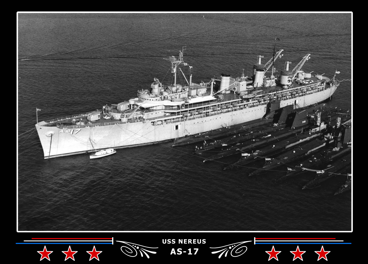 USS Nereus AS-17 Canvas Photo Print