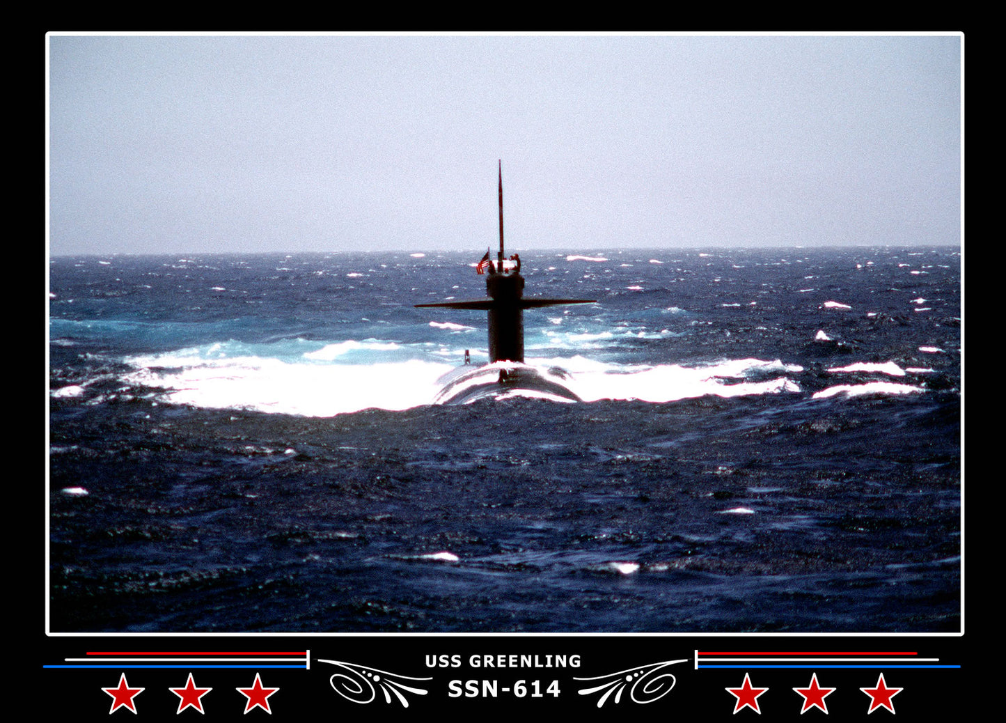 USS Greenling SSN-614 Canvas Photo Print