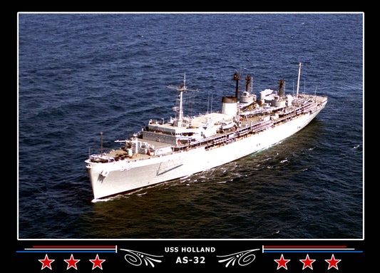 USS Holland AS-32 Canvas Photo Print