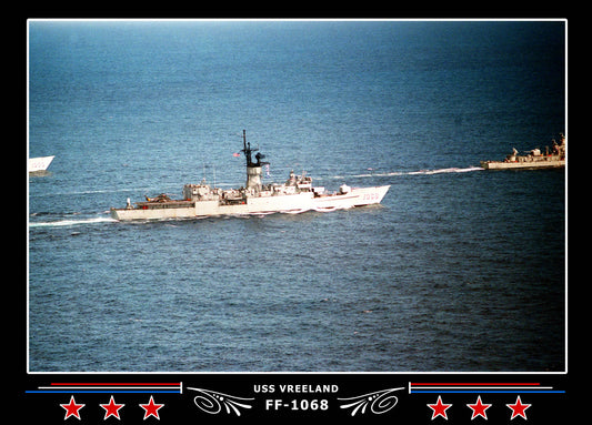 USS Vreeland FF-1068 Canvas Photo Print