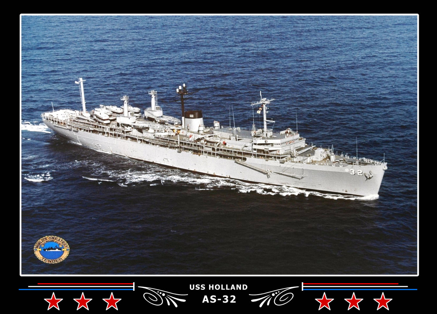 USS Holland AS-32 Canvas Photo Print