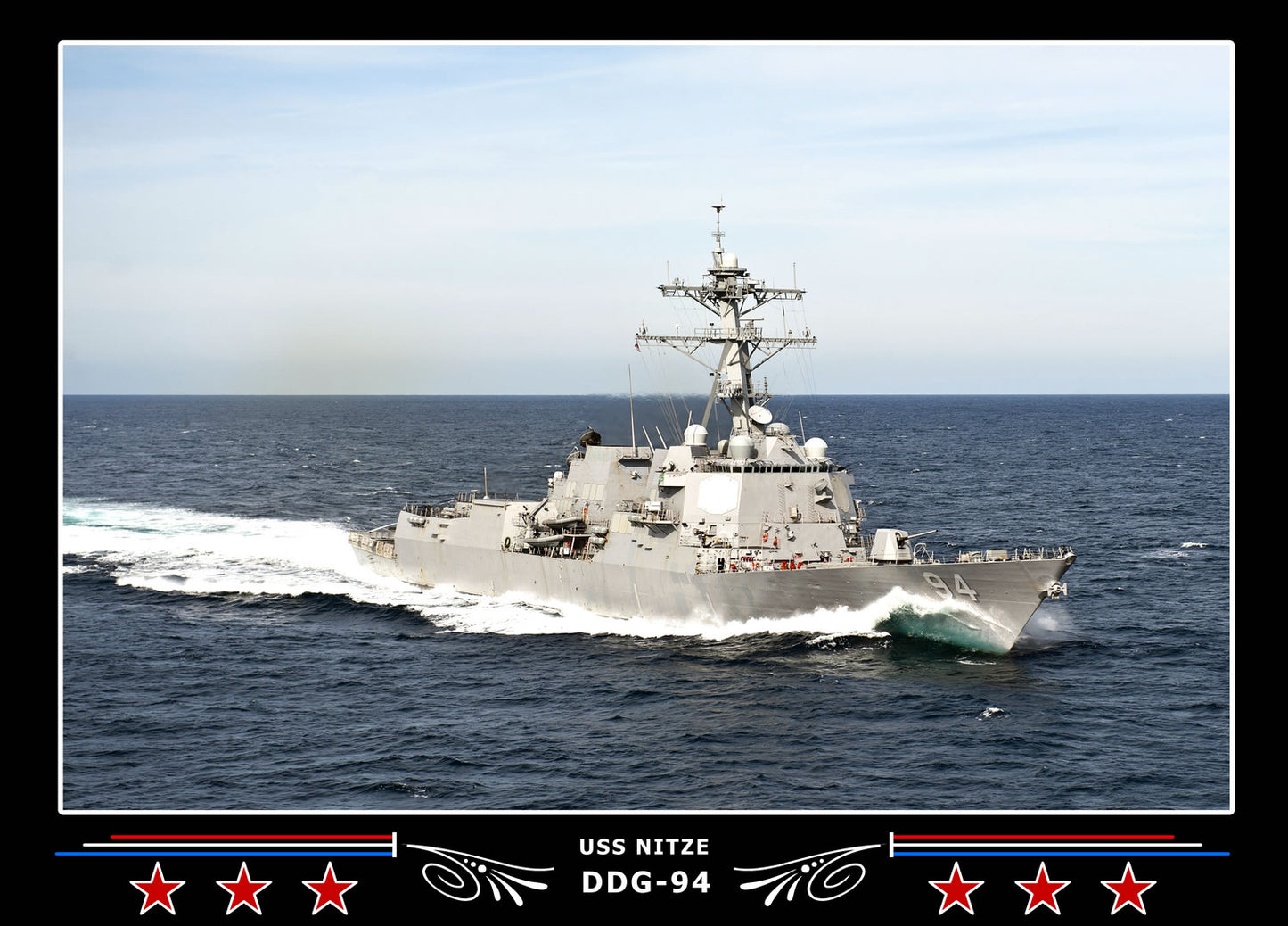 USS Nitze DDG-94 Canvas Photo Print