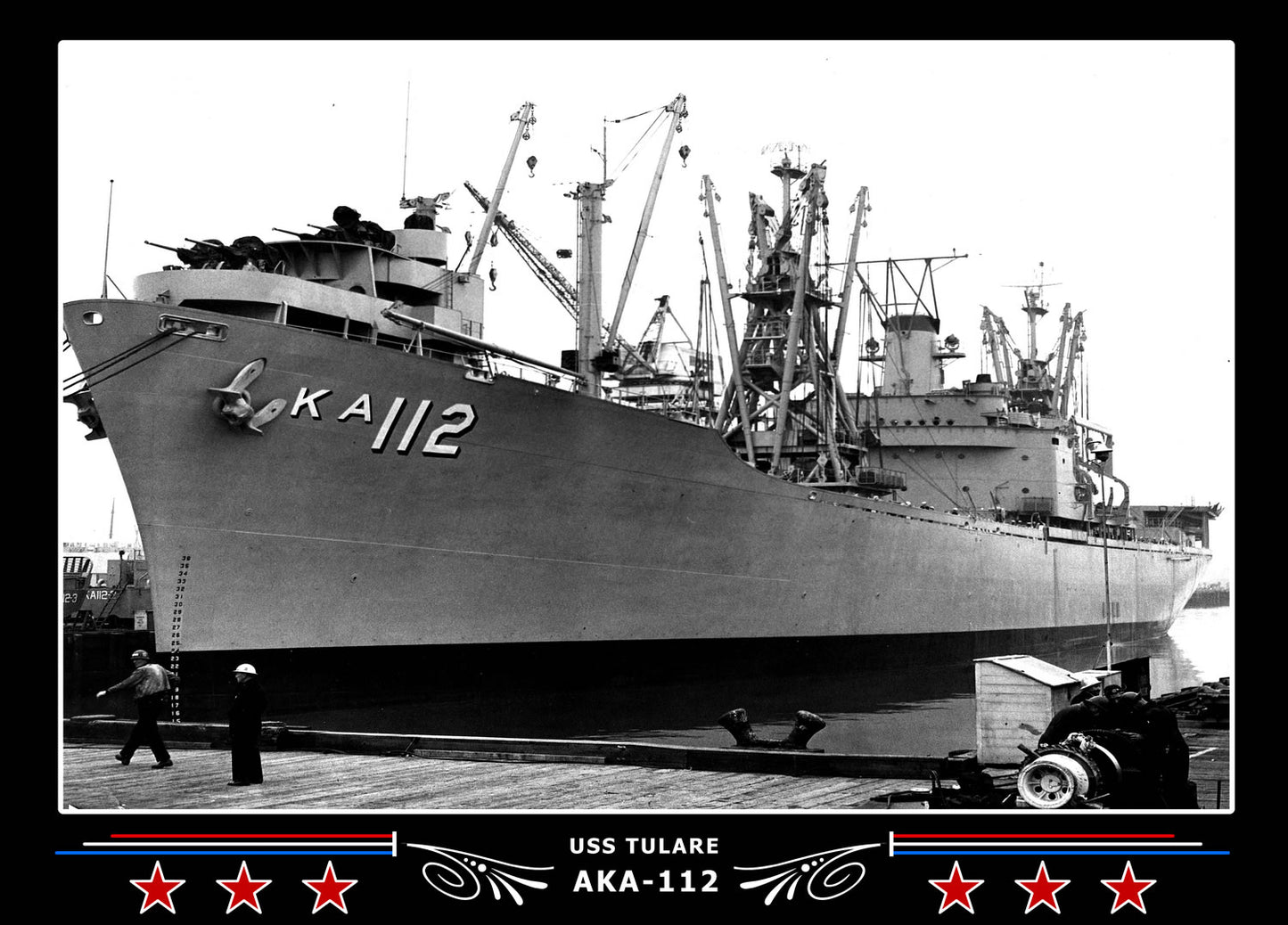 USS Tulare AKA112 Canvas Photo Print