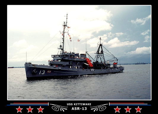 USS Kittiwake ASR-13 Canvas Photo Print