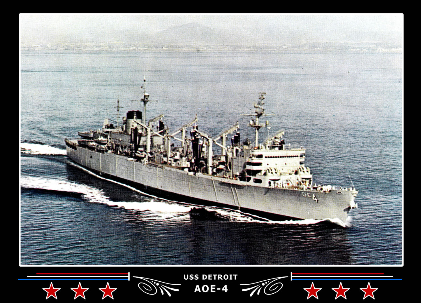 USS Detroit AOE-4 Canvas Photo Print