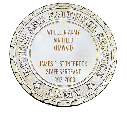 Army Plaque - Wheeler Army Air Field