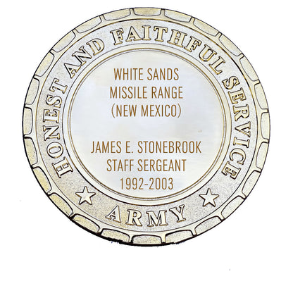 Army Plaque - White Sands Missile Range