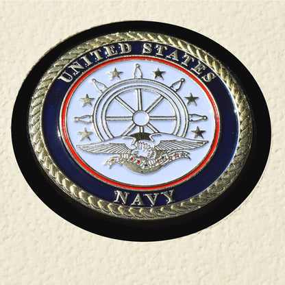 USS SAMPSON DDG-10 Detailed Coin