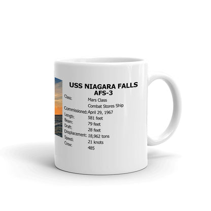 USS Niagara Falls AFS-3 Coffee Cup Mug