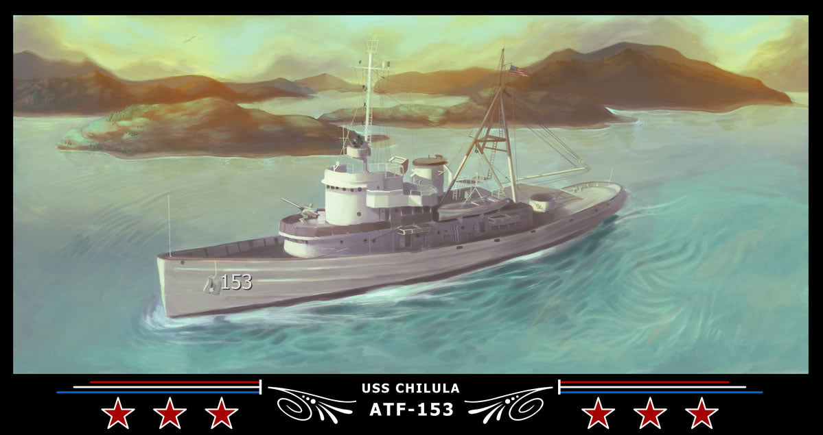 USS Chilula ATF-153 Art Print