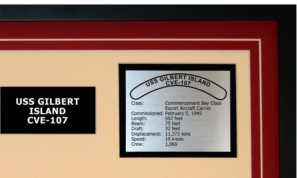 USS GILBERT ISLAND CVE-107 Detailed Image B