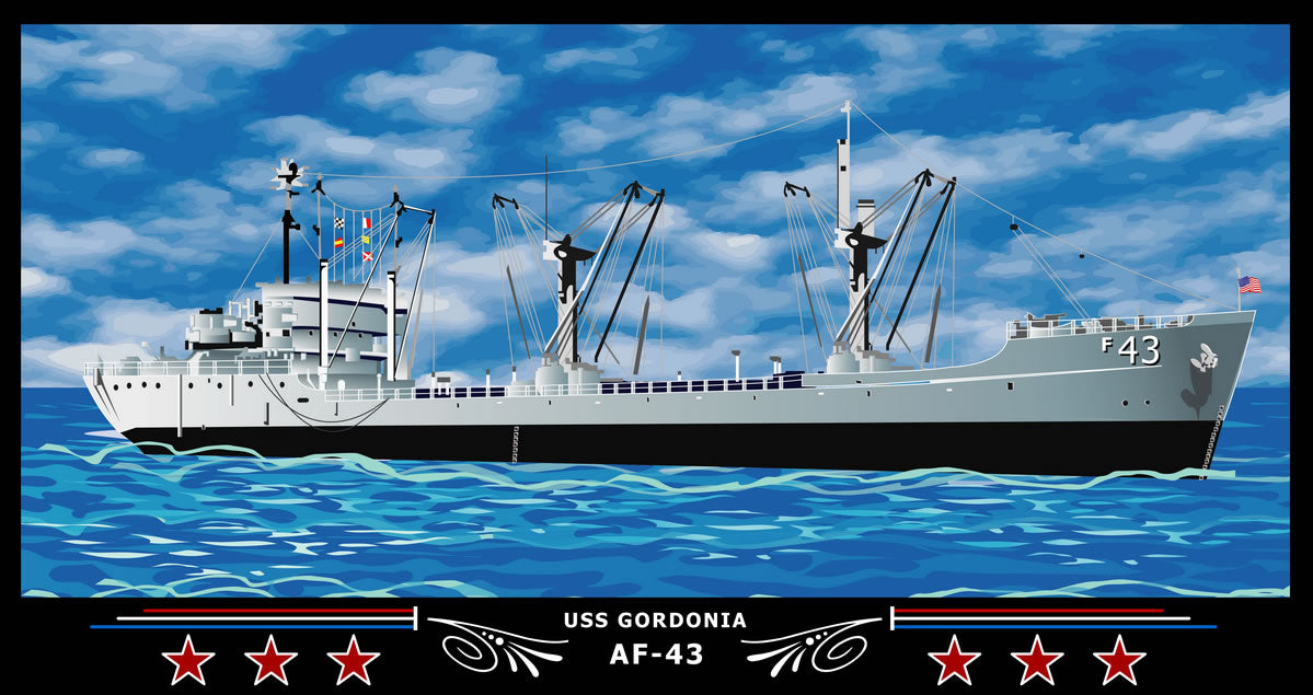 USS Gordonia AF-43 Art Print