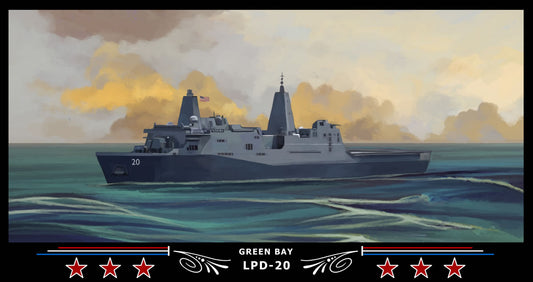 USS Green Bay LPD-20 Art Print