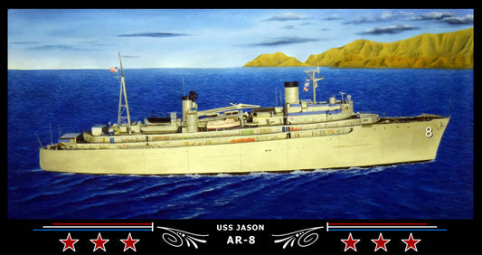 USS Jason AR-8 Art Print