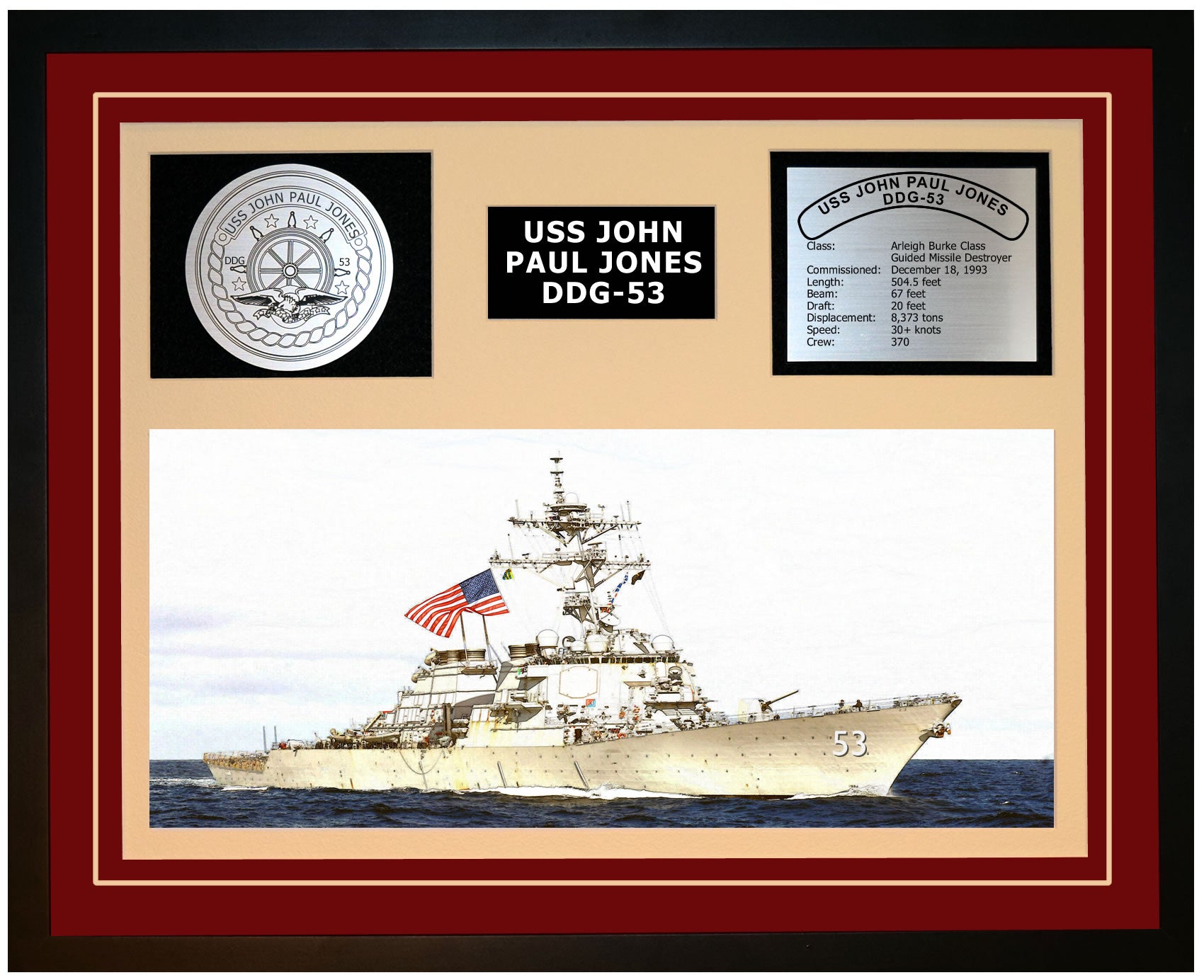 https://www.navyemporium.com/cdn/shop/products/USS-JOHN-PAUL-JONES-DDG-53-Framed-Navy-Ship-Display-Burgundy.jpg?v=1571610033&width=1920