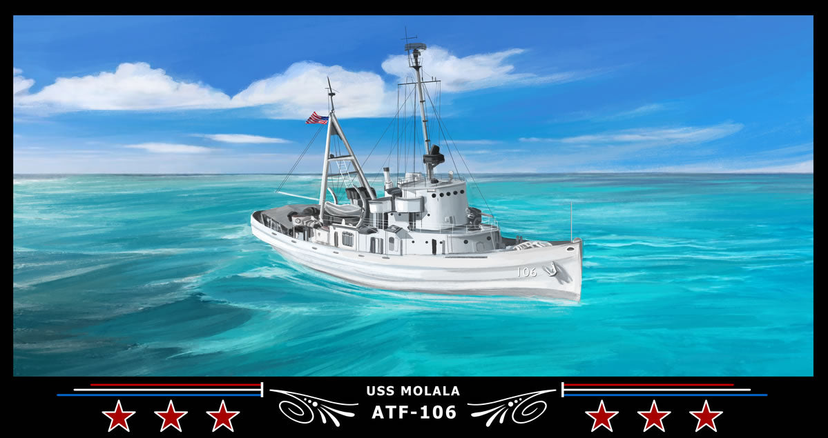 USS Molala ATF-106 Art Print