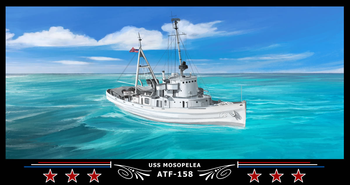 USS Mosopelea ATF-158 Art Print