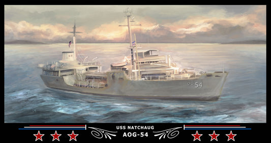 USS Natchaug AOG-54 Art Print