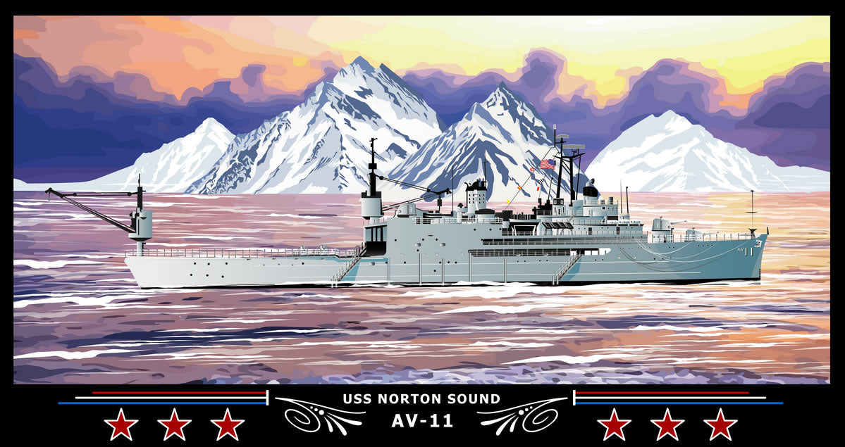 USS Norton Sound AV-11 Art Print