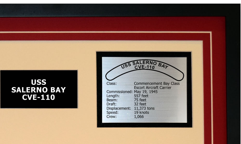 USS SALERNO BAY CVE-110 Detailed Image B