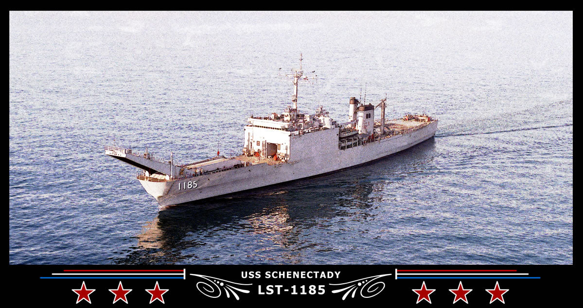 USS Schenectady LST-1185 Art Print