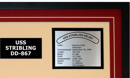 USS STRIBLING DD-867 Detailed Image B