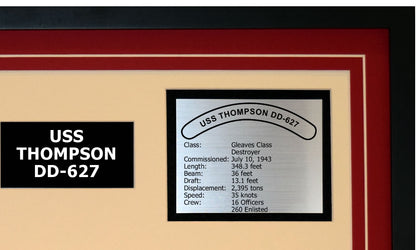 USS THOMPSON DD-627 Detailed Image B