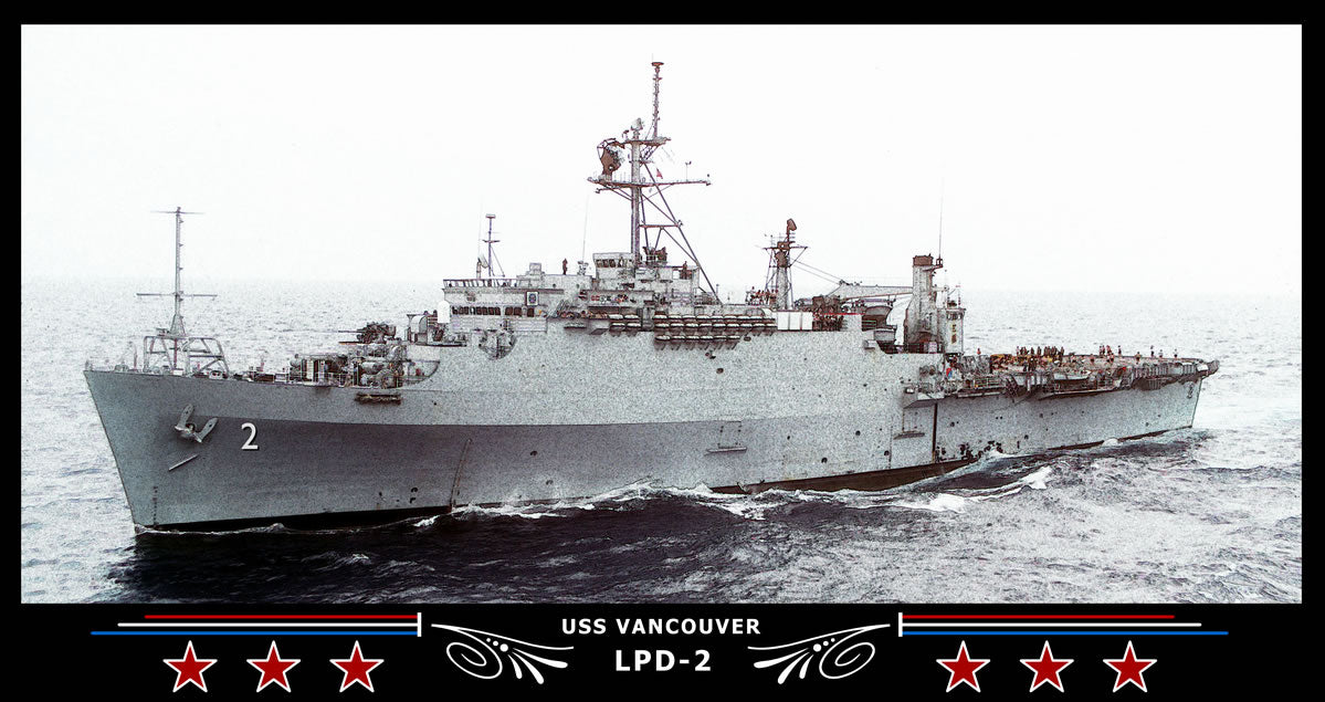 USS Vancouver LPD-2 Art Print