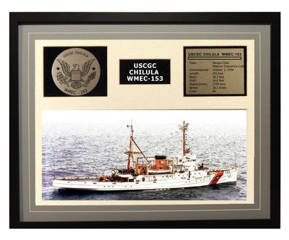 USCGC Chilula WMEC-153 Framed Coast Guard Ship Display