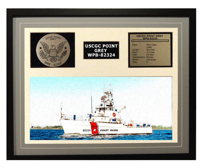 USCGC Point Grey WPB-82324 Framed Coast Guard Ship Display